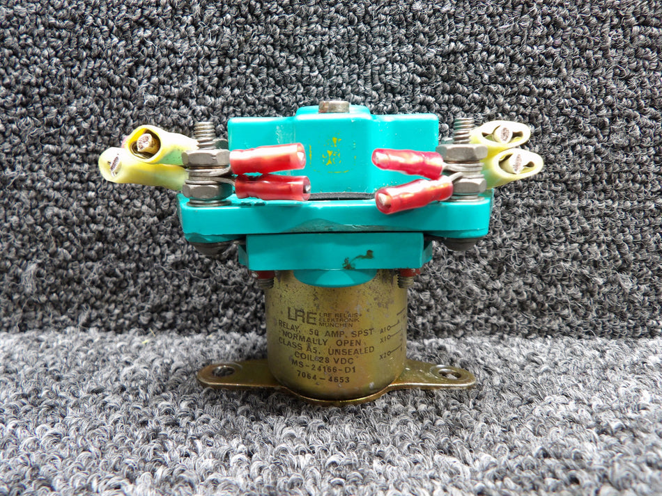 7064-4653 (Alt: MS-24166-D1) LRE Unsealed Relay Assembly (Volts: 28, Amps: 50)