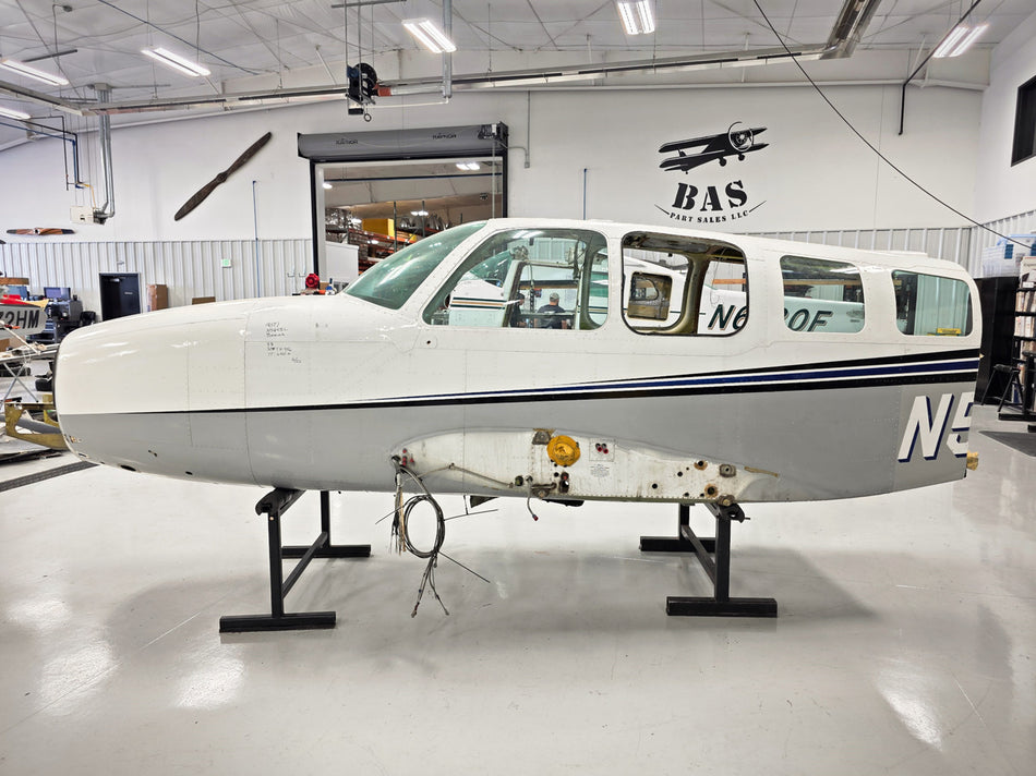Beechcraft 58 Fuselage with Data Tag, Airworthiness, Bill of Sale, & Logs