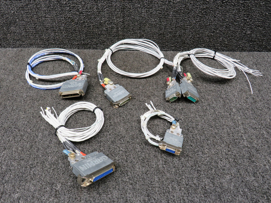 125-00083, 125-00082, 125-00081 Garmin Avionics Connectors Set of 6