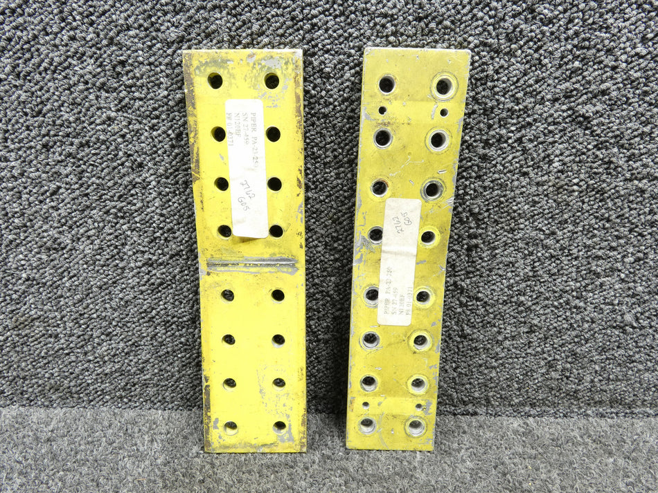 17475-004, 17475-005 Piper PA23-250 Front Spar Plate Top and Bottom Set