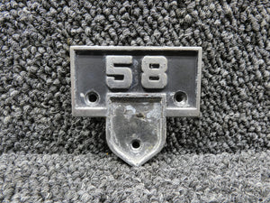 Beechcraft 58 Model Identification Emblem (Less Crest)