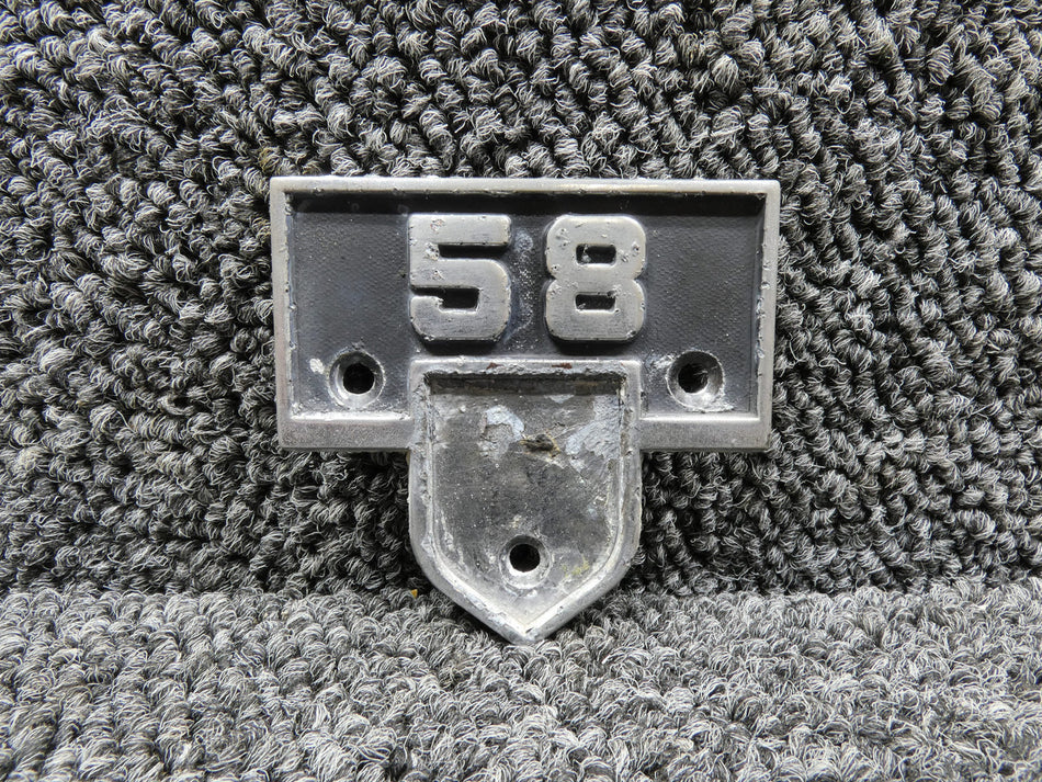 Beechcraft 58 Model Identification Emblem (Less Crest)