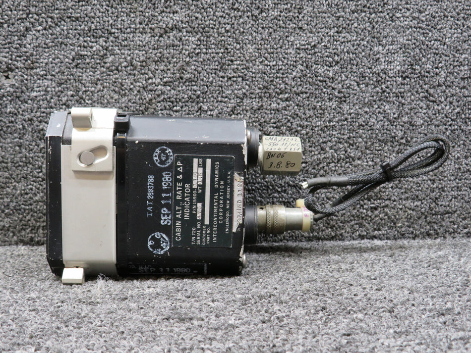 720-15900-119 Intercontinental Rate & AP Cabin Altitude Indicator with Mods