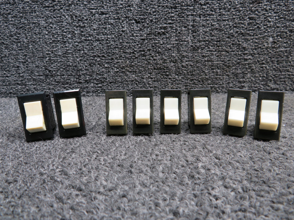 S2160-1, S2061-1 (Use: TA201-TW-B) Carling Rocker Switch Set of 8