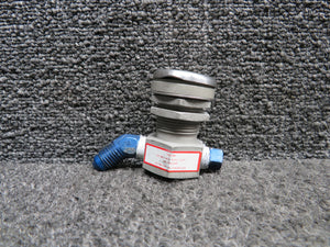 C166006-0109 (Use: C166006-0104) Cessna Oxygen Outlet with Angled Fitting & Lid