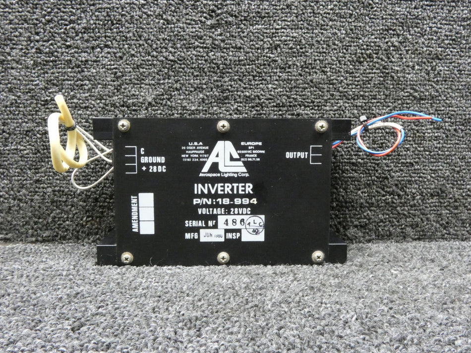 18-994 Aerospace Inverter Assembly (Volts: 28)