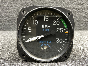 512-02 (Alt: C668016-0102) Instruments Inc Tachometer Indicator w Connector