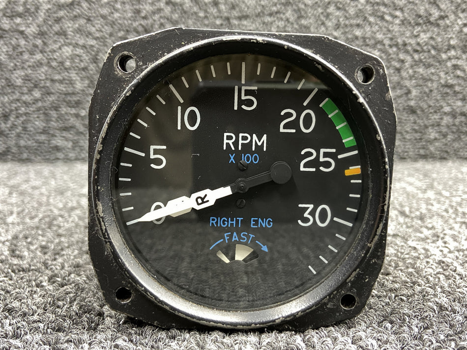512-02 (Alt: C668016-0102) Instruments Inc Tachometer Indicator w Connector