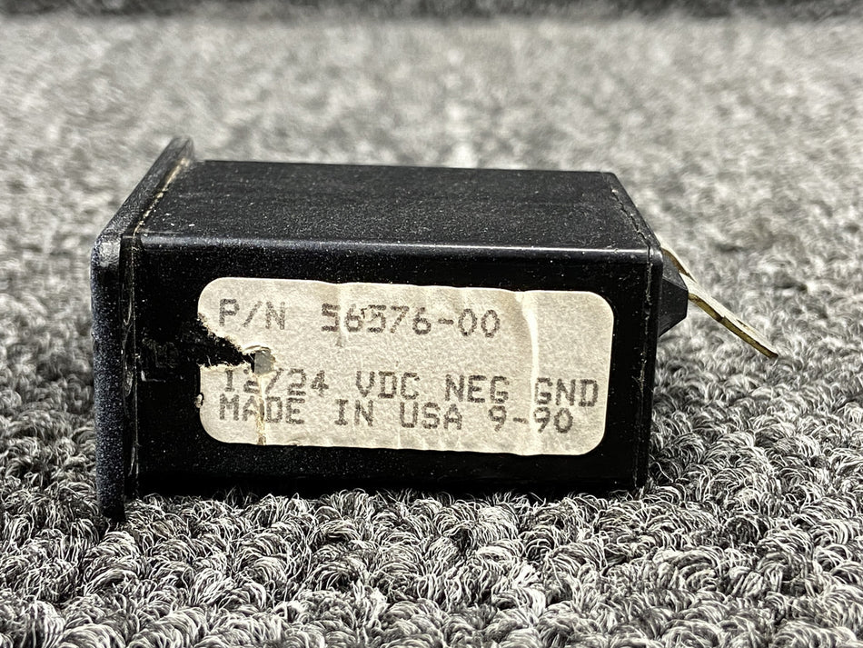 56576-00 (Alt: 35-380138-5) Datcon Hour Meter Indicator (12-24V)