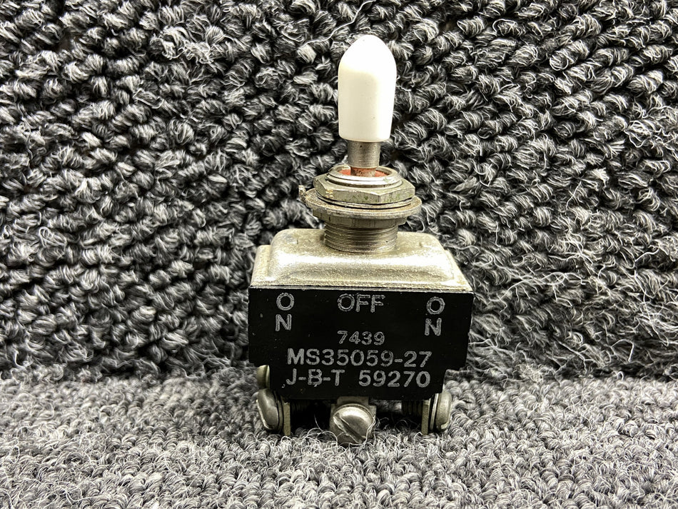 MS35059-27 JBT 3-Position Toggle, Reset Switch