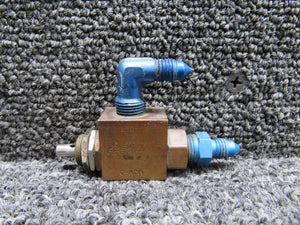 MJV-3 Clippard Valve with Plunger and Fittings