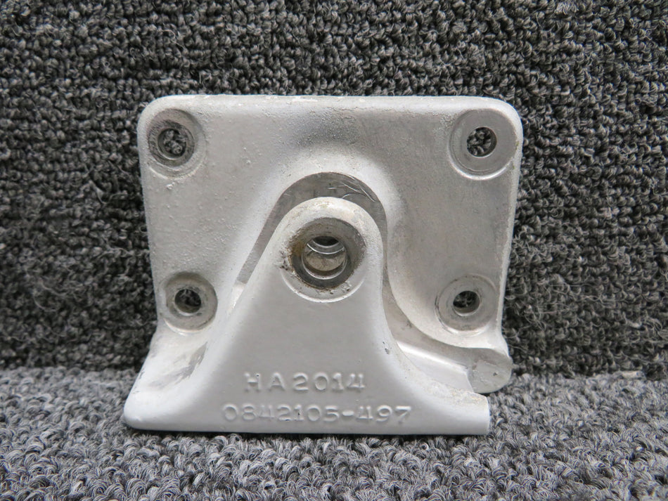 0842105-7 (Cast: 0842105-497) Cessna 421C Nose Landing Gear Uplock Bracket LH
