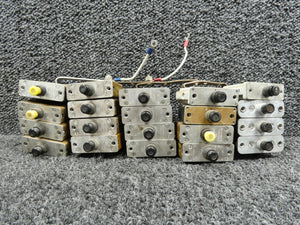 Beech 35 Cockpit Lower RH Push Circuit Breaker Set