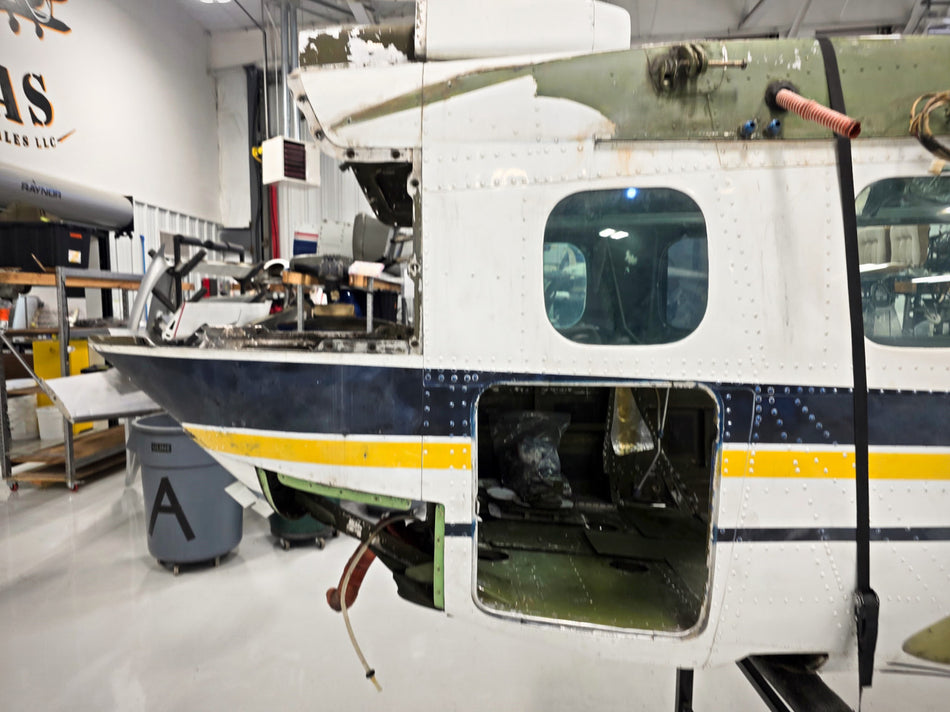 Cessna 337G Fuselage with Bill of Sale, Data Tag, Airworthiness, and Logbooks