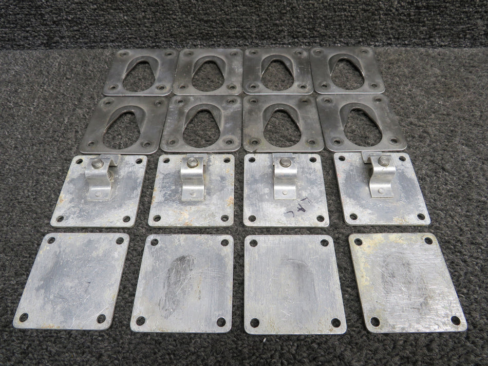 68094-003, 79440-002 Piper PA34-200T Plate Rear Seat Attach Set of 8