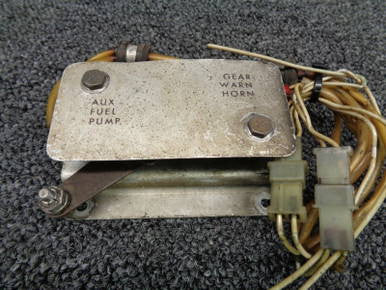 1270727-1 Cessna 210 Switch Assy Gear Warning & Fuel Pump BAS Part Sales | Airplane Parts
