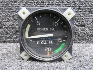 09020-0151 (Alt: C668522-0101) Cessna 421C Oxygen Cylinder Pressure Indicator
