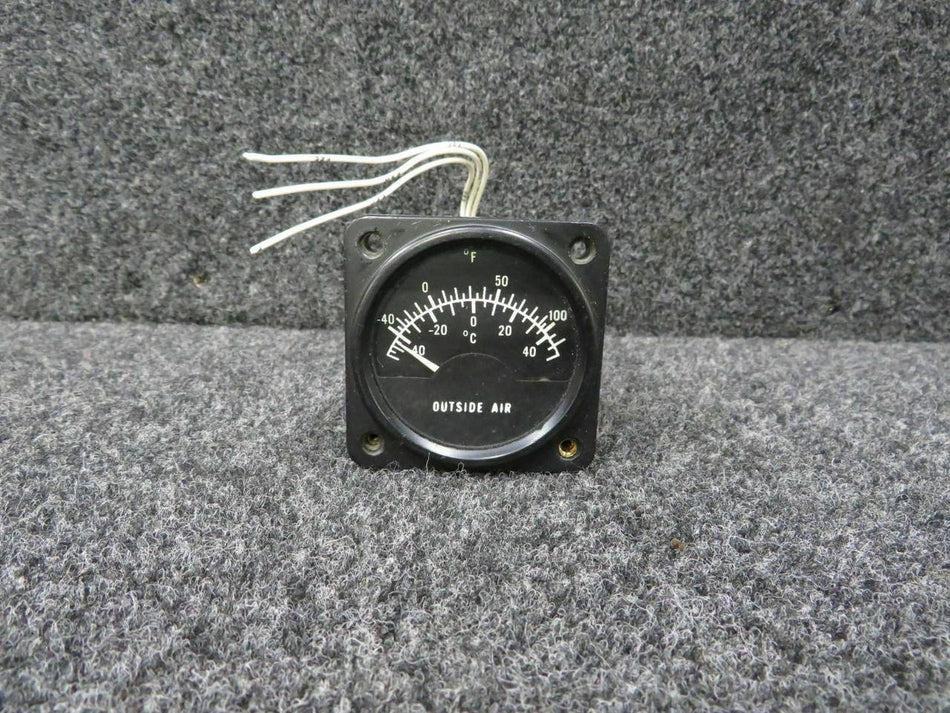 1010 (USE: 46457-000) Piper PA-31T Keystone Outside Air Temperature Gauge (C20) BAS Part Sales | Airplane Parts