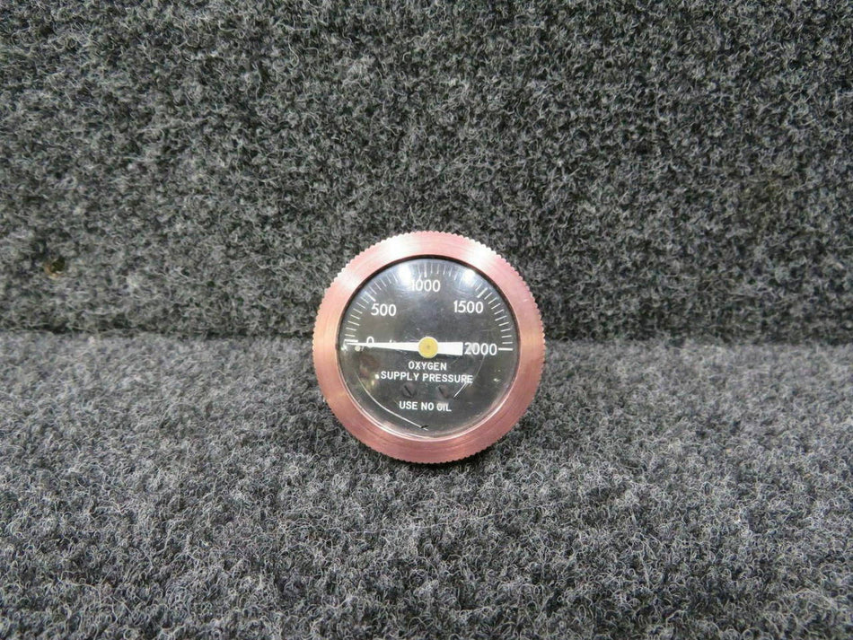 80043500 Piper PA-31T Oxygen Supply Gauge (C20) BAS Part Sales | Airplane Parts