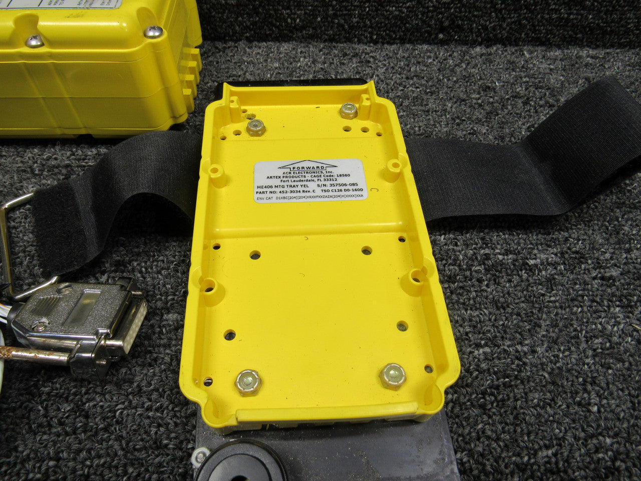 453-6603 Artex ME406 Emergency Locator Transmitter w Antenna