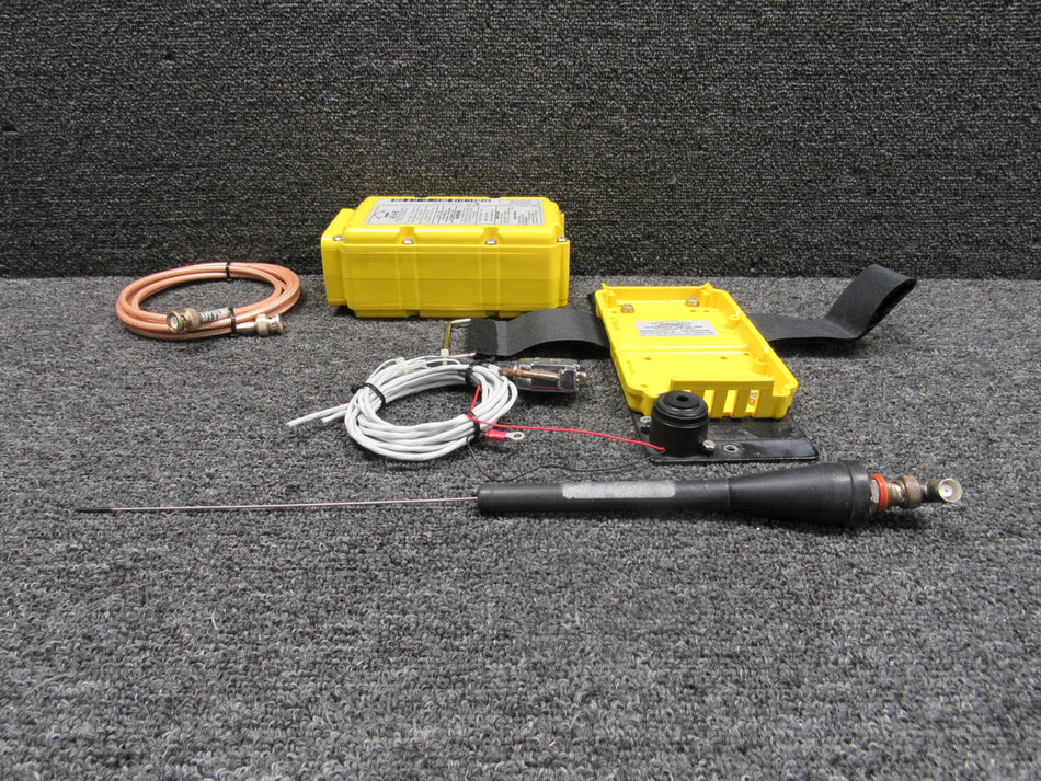 453-6603 Artex ME406 Emergency Locator Transmitter w Antenna, Connector, Horn & Tray