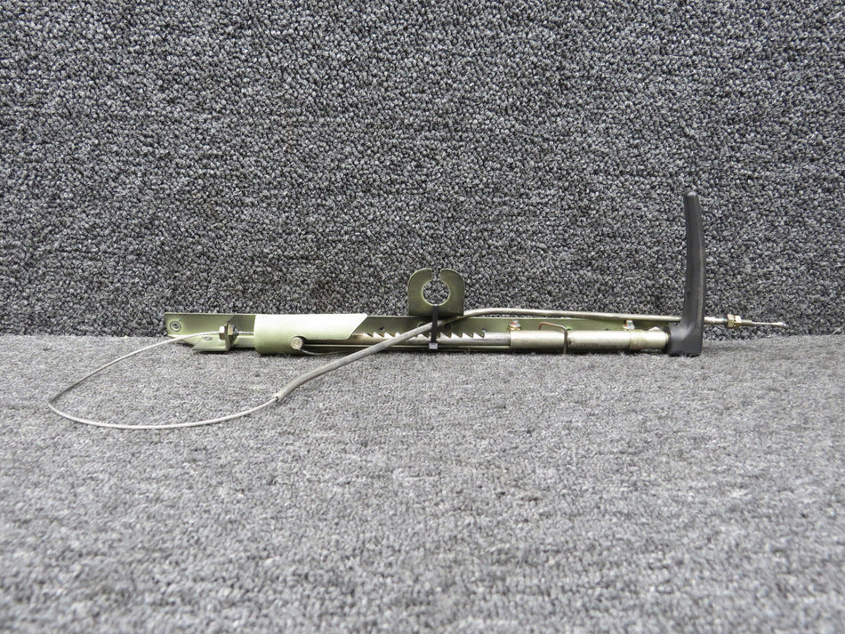 0713693-2, 0813150-75, Cessna T182T Parking Brake Handle Assembly with Support