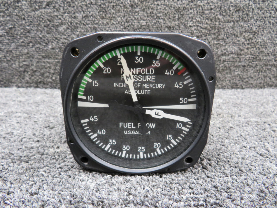 6533-1 United Dual Manifold Pressure and Fuel Flow Indicator (Volts: 28)