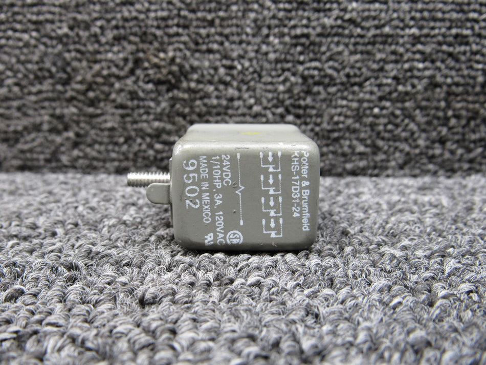 Bas Components KHS-17D31-24 Potter and Brumfield Relay (Volts: 24, Amps: 3) – BAS Part ...
