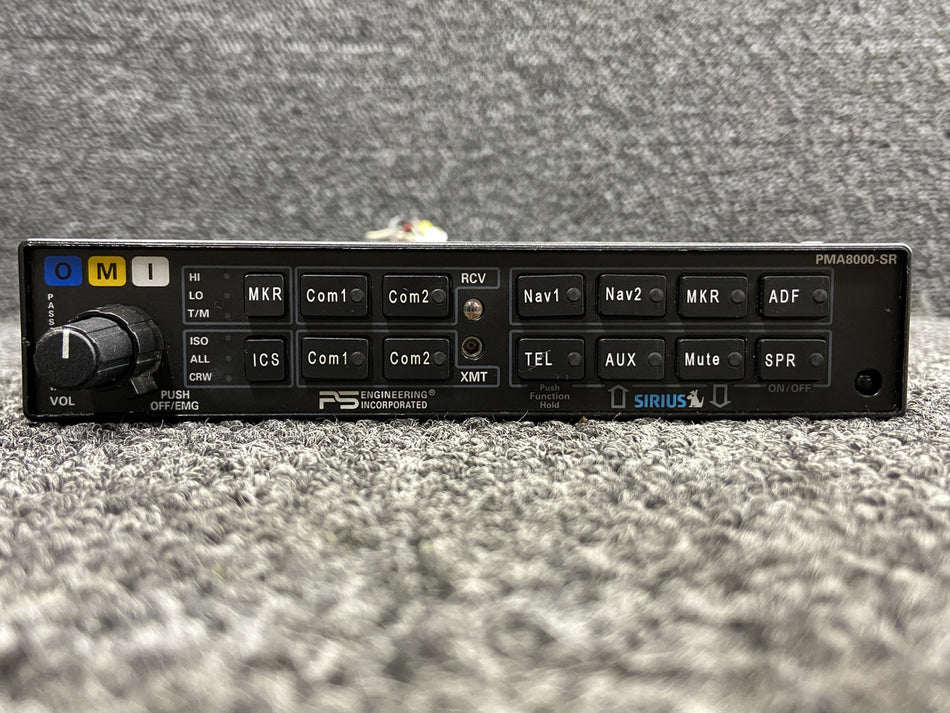 050-880-0100 PS Engineering PMA8000-SR Audio Selector Panel w Controller