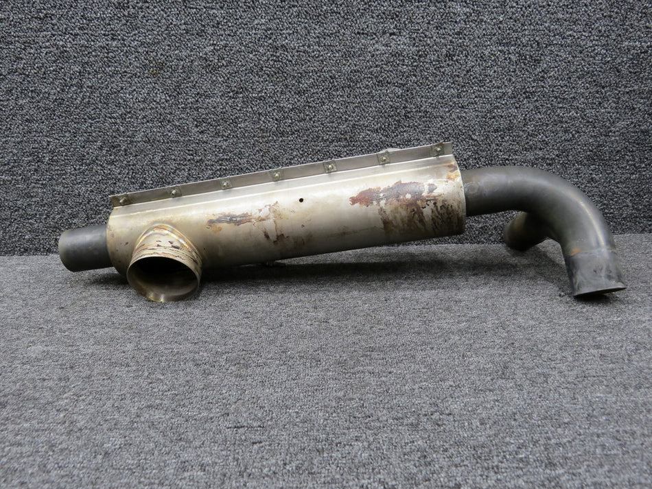 40B22962, 075000-14 Lycoming TIO-540-AK1A Pipe Exhaust Cylinder #2 with Shroud