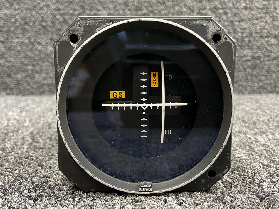 066-3034-06 King Radio KI-207 VOR, LOC Glideslope Indicator w Connector