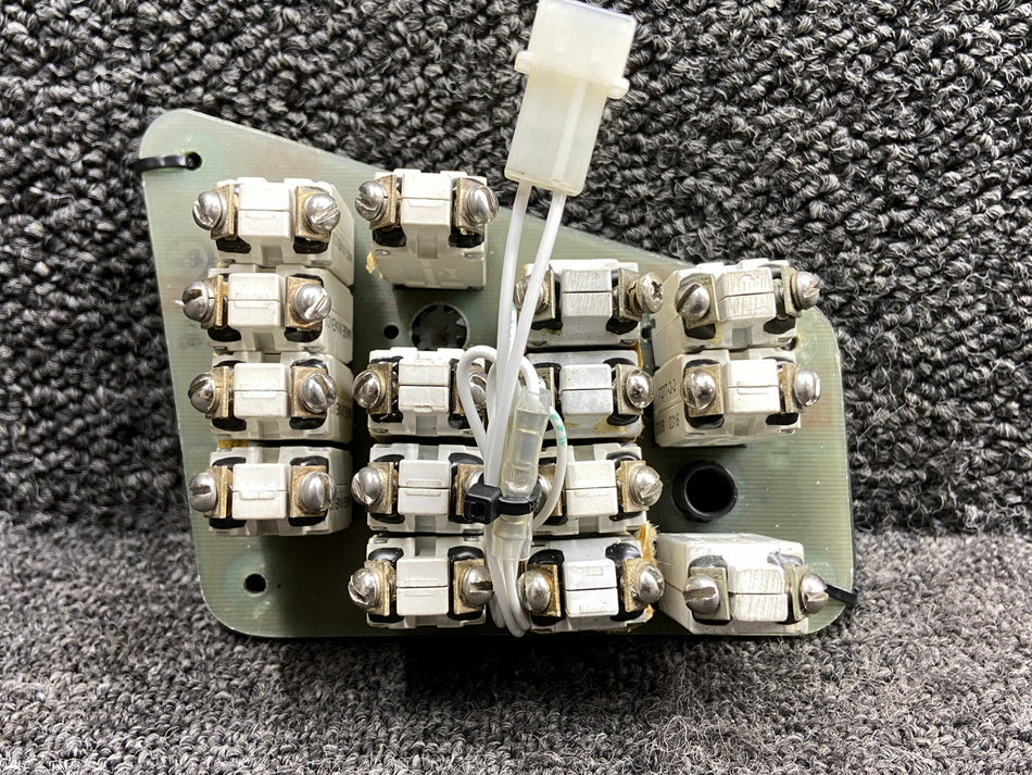 60-324133-3, 7274-2, 7277-2 Klixon Lower Co-Pilot Circuit Breaker Panel Assy