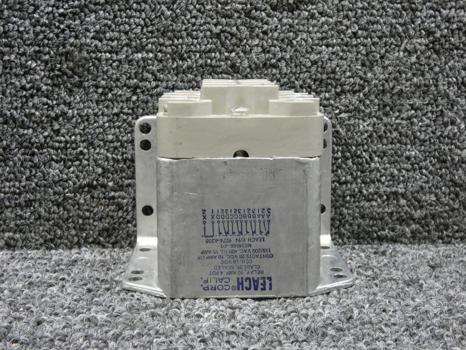 9274-6205 (Alt: MS24568-D1) Leach Relay (Amps: 10, Volts: 28)