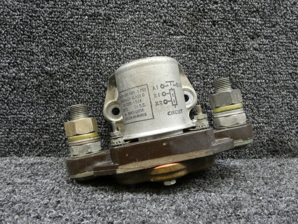 6041H205A (Alt: AN3380-1-B14) Cutler-Hammer Relay (Amps: 400, Volts: 28)