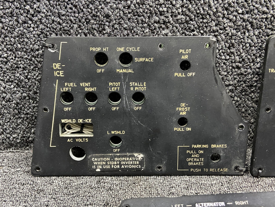 60-324093, 60-324164-601 Beechcraft B60 Electroluminescent Panel Cover Set
