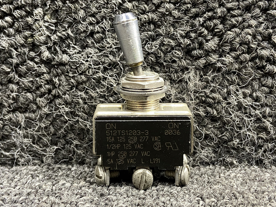 512TS1203-3 (Alt: 35-380053-1) Cutler-Hammer Two Position Toggle Switch