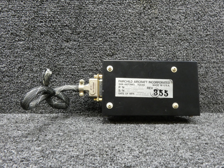 27-14087-017 Fairchild Aircraft Cockpit Voice Recorder