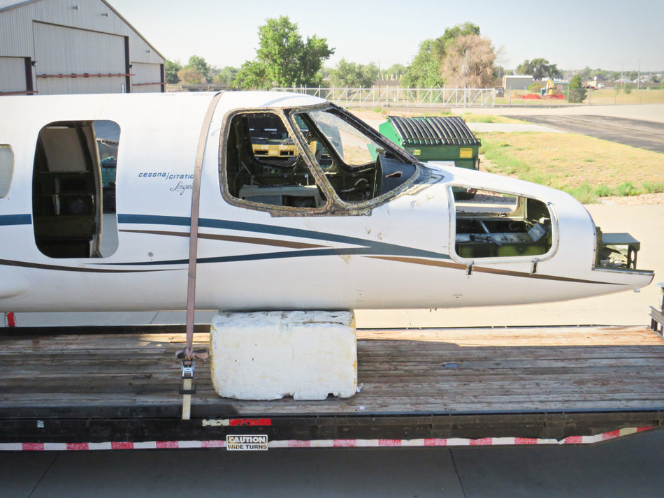 Cessna Citation 500 Fuselage with Data Tag and Logs