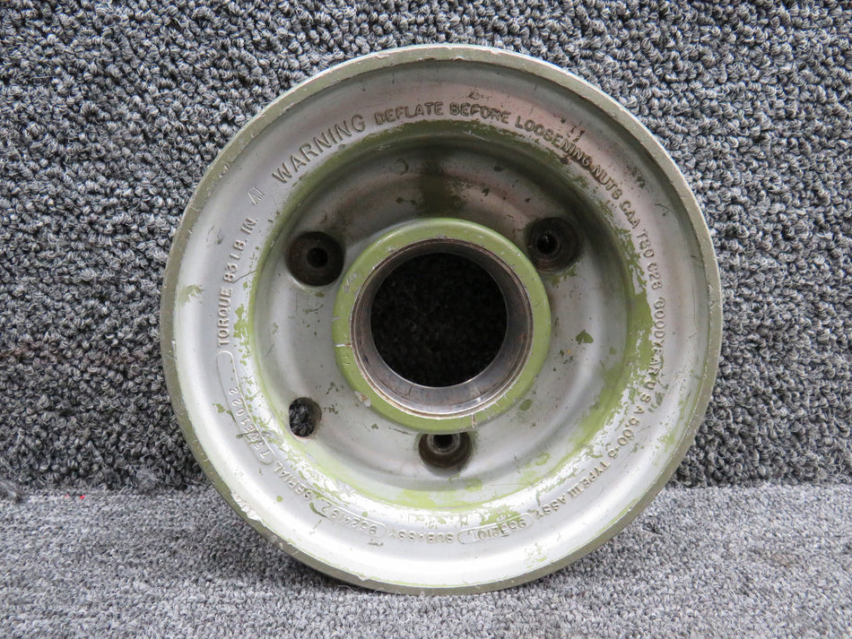 9524192 (Alt: 9532096) Goodyear 5.00-5 Nose Wheel Half Assembly