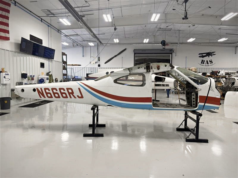 Cessna 177RG Fuselage with Bill of Sale, Airworthiness, Data Tag and Logbooks