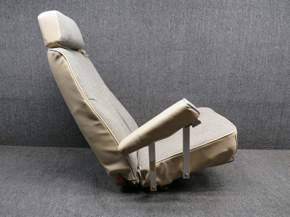 102-530094-3 Beechcraft F33A Adjustable Aft Passenger Seat Assembly w Armrest LH