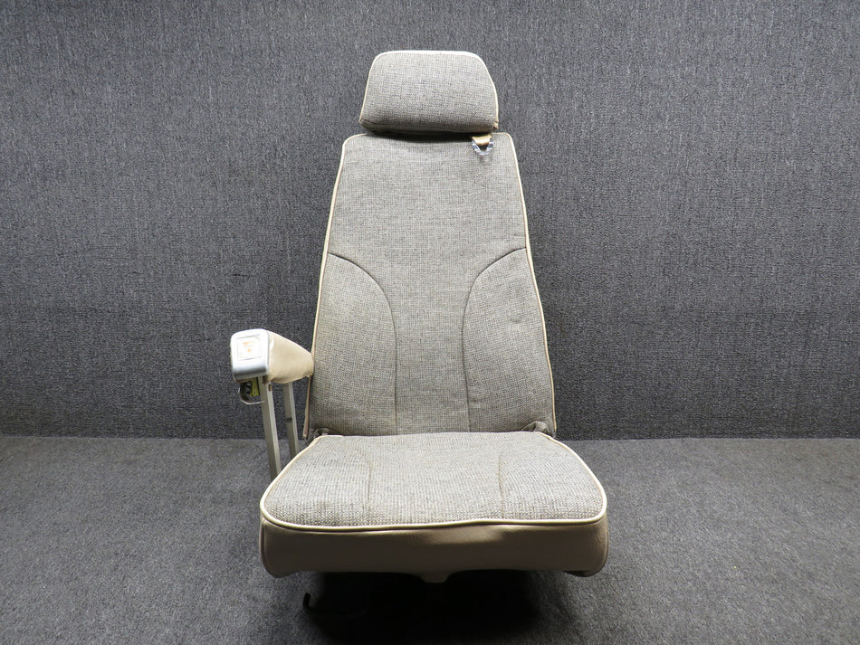 102-530094-3 Beechcraft F33A Adjustable Aft Passenger Seat Assembly w Armrest LH