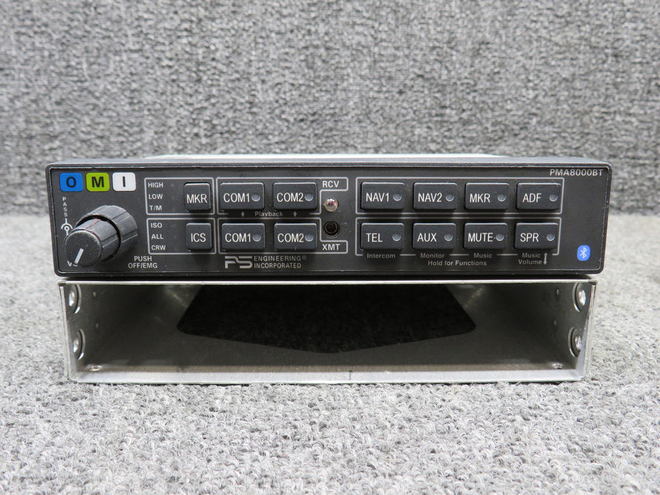 050-890-0707 PS Engineering PMA8000BT Audio Selector Panel with Tray