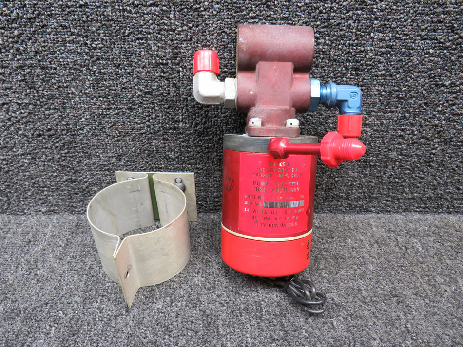 4140-00-39 (Use: 4140-00-39NV) Dukes Fuel Boost Pump with Mount (14V, 5A)
