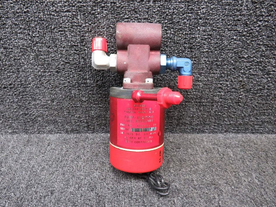4140-00-39 (Use: 4140-00-39NV) Dukes Fuel Boost Pump with Mount (14V, 5A)