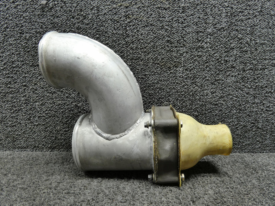 5117135-1, 5117234-4 Cessna 421C Cabin Heat Inlet Duct Adapter w Shutoff Valve