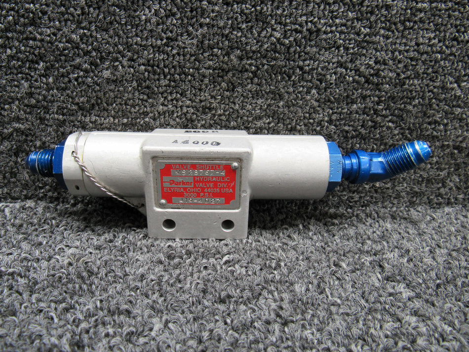 419-4D27 (Alt: MS28767-4) Parker Shuttle Valve (Psi: 3000)
