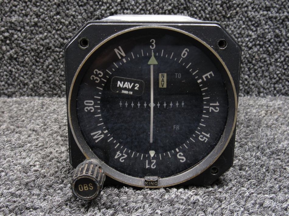 066-3034-00 King Radio VOR/LOC/Converter Indicator Assembly