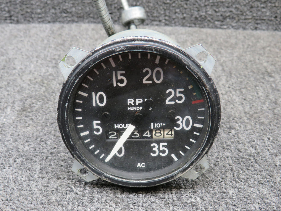 0511035-1, 0450017-21 Cessna 172B Recording Tachometer Indicator with Shaft