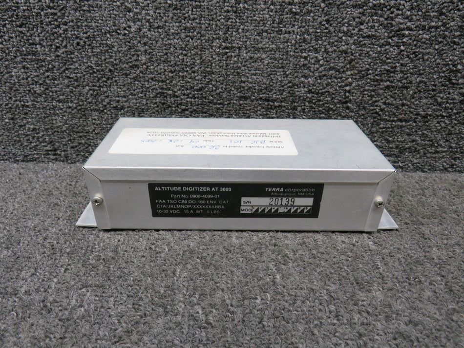 0900-4099-01 Terra AT-3000 Altitude Digitizer with Mods (10-32V)